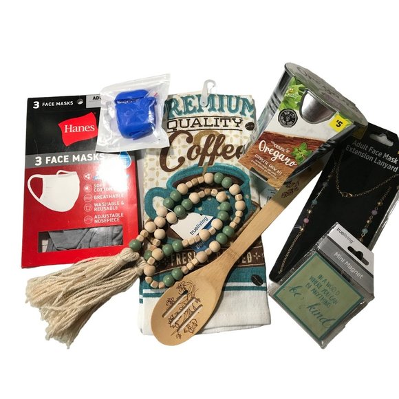 HOUSE WARMING GIFT Fun Household Kitchen Bundle Decor Mask Lanyard - Picture 1 of 6
